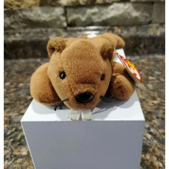 NWT Ty Beanie Baby Bucky 1995 Beaver - Picture 3 of 7